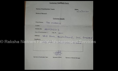 Raksha Naitram Facility Management Services - Pest Control in Palam Vihar, Gurgaon