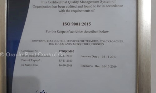 Oracle Pest Control Co. - Pest Control in Madangir, Delhi