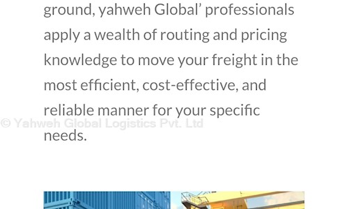 Yahweh Global Logistics Pvt Ltd - Packers and Movers in Vimanapura, Bangalore