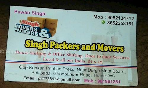 Singh packers and movers - Packers and Movers in Thane West, Mumbai