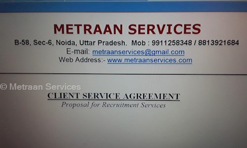 Metraan Services - Placement Consultancies in Sector 6, Noida