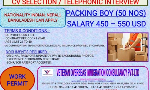 VETERAN PLACEMENT SERVICES - Placement Consultancies in Khanpur, Delhi