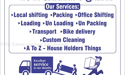 Sri Easan packers and movers - Packers and Movers in Thudiyalur, Coimbatore