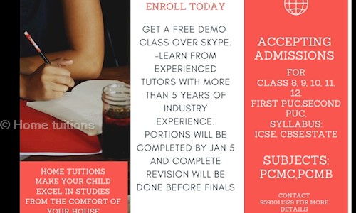 Karan Home tuitions - School Tuitions in Hennur Gardens, Bangalore