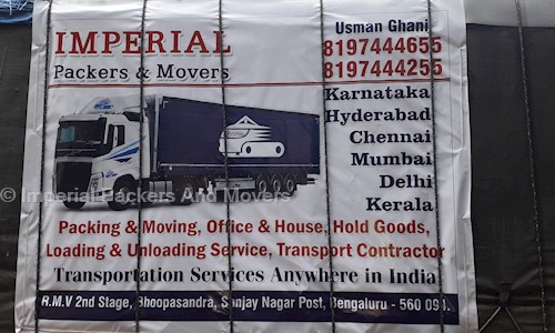 Imperial  Packer & Movers - Packers and Movers in Bhoopasandra, Bangalore