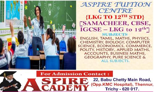 Aspire Academy - School Tuitions in Tennur, Trichy