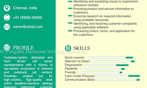Pingala Resume Writing Services - Placement Consultancies in Vyasarpadi, Chennai