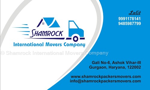 Shamrock International Movers Company - Packers and Movers in Sector 105, Gurgaon