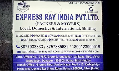 Goodscare India Pvt Ltd - Packers and Movers in Jai Prakash Nagar, Patna