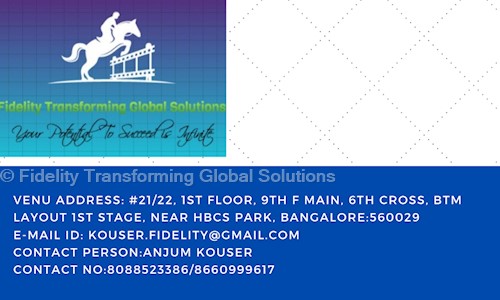 FIDELITY TRANSFORMING GLOBAL SOLUTIONS OPC PVT LTD - Catering Services in BTM Layout, Bangalore