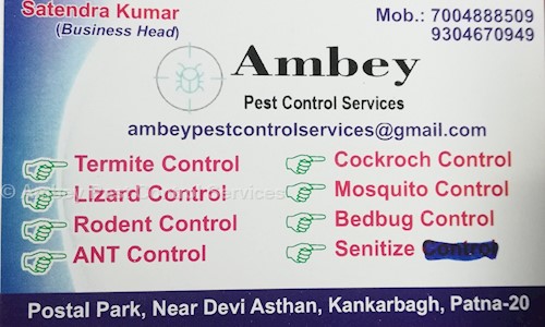 Ambey Pest Control Services - Pest Control in Lalji Tola, Patna