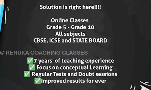 RENUKA COACHING CLASSES - School Tuitions in Sus, Pune