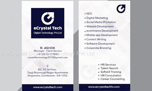 eCrystal Digital Technology Pvt Ltd. - Job Training in Sakthi Road, Coimbatore