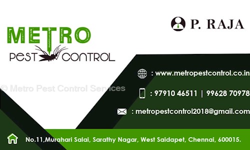 Metro Pest Control - Pest Control in Saidapet, Chennai