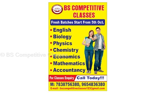 BS Competitive Classes - School Tuitions in DLF, Gurgaon
