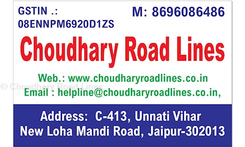 Choudhary Road Lines - Packers and Movers in Aslali, Ahmedabad