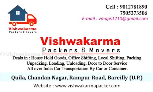 Vishwakarma Packers and Movers - Packers and Movers in Bareilly City, Bareilly