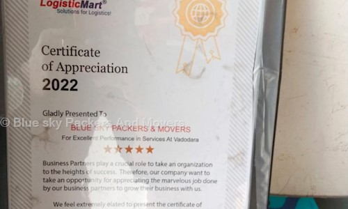 Blue sky Packers And Movers - Packers and Movers in Champaner Darwaja, Vadodara