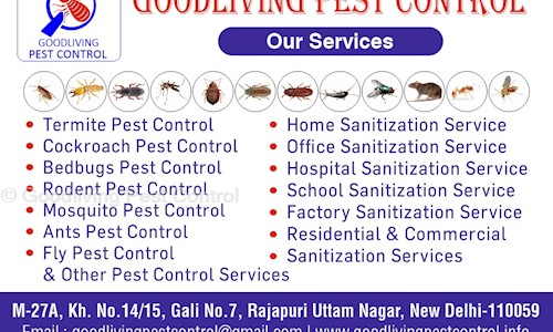 Goodliving Pest Control - Pest Control in Madanpur Khadar, Delhi