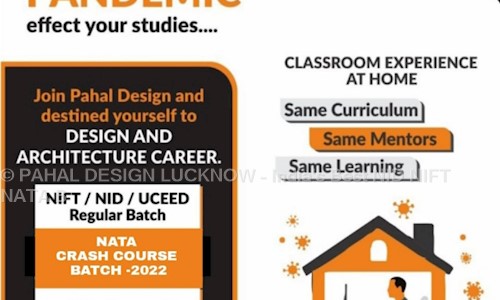 
PAHAL DESIGN LUCKNOW - India's Best NID NIFT NATA B.ARCH UCEED Coaching - Job Training in Aliganj, Lucknow