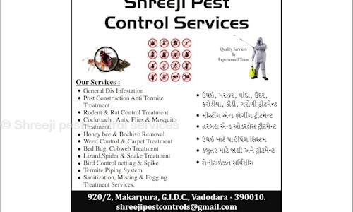 Shreeji pest control services - Pest Control in Atladara, Vadodara