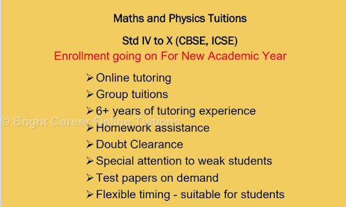 Bright Career Online Tuitions - School Tuitions in Varthur, Bangalore
