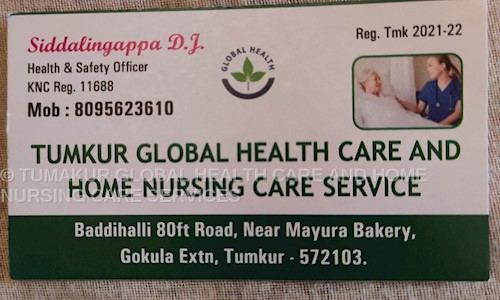 TUMAKUR GLOBAL HEALTH CARE AND HOME NURSING CARE SERVICES - Placement Consultancies in Kyathsandra, Tumkur