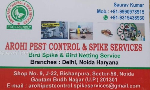 Arohi Pest Control & Spike Services - Pest Control in Sector 66, Noida