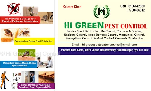 Hi Green Pest Control - Pest Control in Rajendra Nagar, Hyderabad