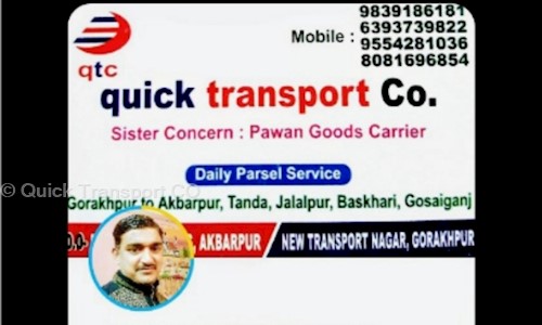 Quick Transport CO - Packers and Movers in Transport Nagar, Gorakhpur