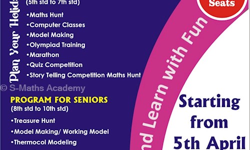 S-Maths Academy - Finance & Accounting tuitions in Vidyaranyapura, Bangalore