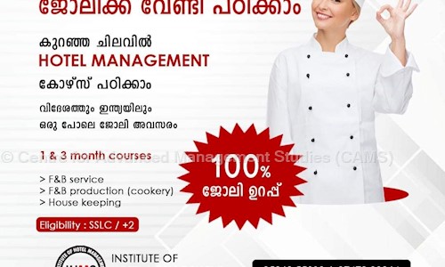 Centre for Advanced Management Studies (CAMS) - Job Training in Pantheeramkavu, Calicut