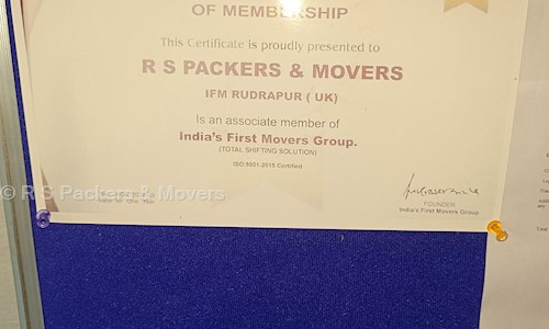 RS Packers and Movers - Packers and Movers in Udaipur City, Udaipur