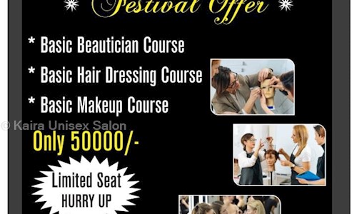 Kaira Unisex Salon - Job Training in RT Nagar, Bangalore