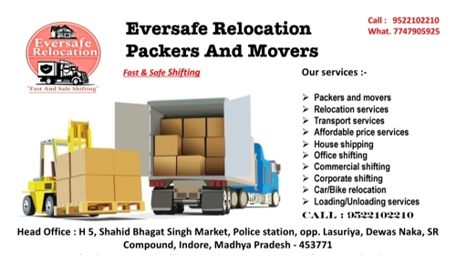Eversafe Relocation Packers and Movers - Packers and Movers in Ram Krishna Bagh, Indore