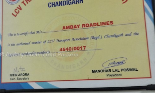 Ambey Movers And Packers - Packers and Movers in Sector 26, Chandigarh