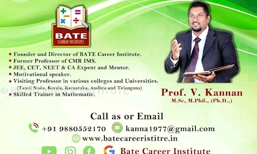 BATE CAREER INSTITUTE - School Tuitions in  Bangalore, Bangalore