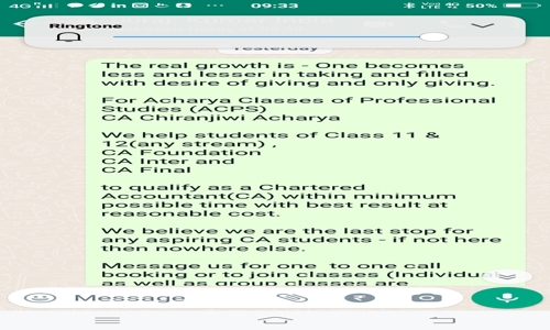 CA Chiranjiwi Acharya  - Finance & Accounting tuitions in Mulund East, Mumbai