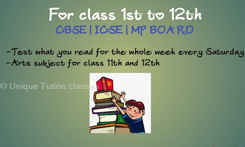 Unique Tution classes  - School Tuitions in Near Madhav Nagar Gate, Katni