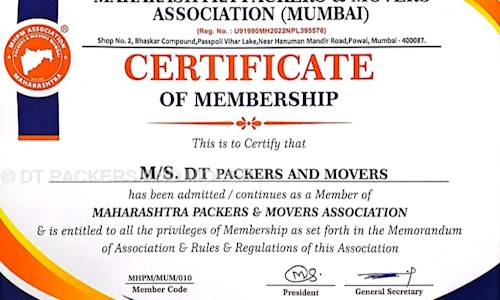 DT PACKERS AND MOVER  - Packers and Movers in Shivaji Nagar, Mumbai