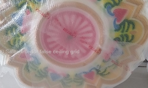 Salon interior false ceiling grid - Interior Designers & Decorators in Vellore, Vellore