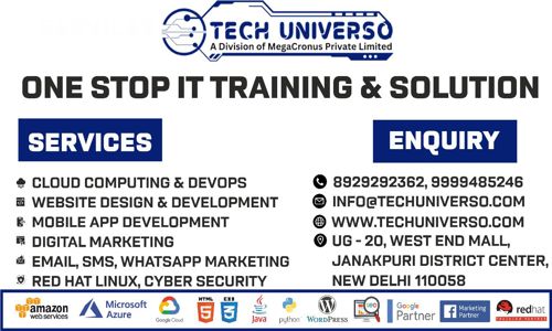 Tech Universo  One Stop It Training & Solution - Job Training in Janakpuri, Delhi