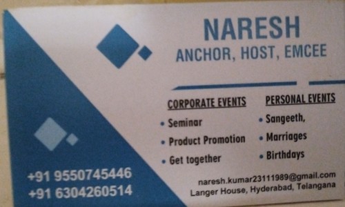 Naresh Kumar Event Organisers - School Tuitions in Gandipet, Hyderabad