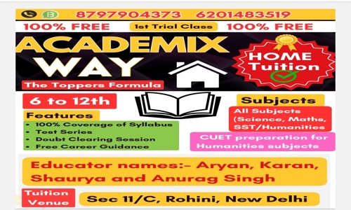 Academixway - School Tuitions in Rohini, Delhi