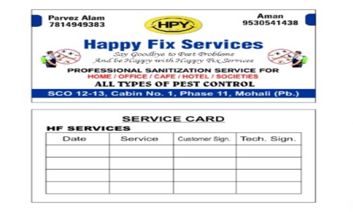 Happy Fix Pest Control Services - Pest Control in Sector 10, Chandigarh