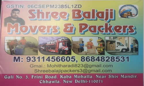 Shree Balaji Movers & Packers - Packers and Movers in Chhawla, Delhi