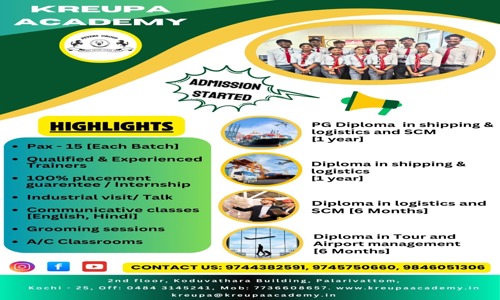 Kreupa Shipping & Logistic Academy - Job Training in Kadavanthra, Cochin
