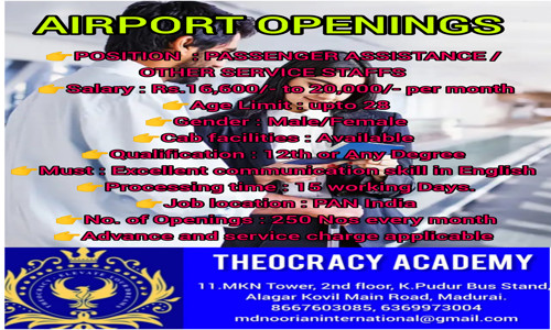 THEOCRACY ACADEMY - Placement Consultancies in K. Pudur, Madurai