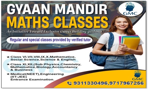 Gyan Mandir Math Classes - School Tuitions in Mayur Vihar 3, Delhi