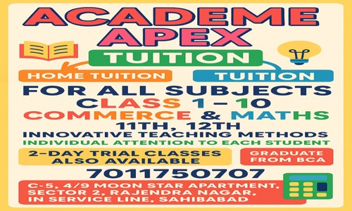 academe apex - School Tuitions in Rajendra Nagar, Ghaziabad